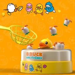 Children Bouncing Yellow Duck Toy Children Bouncing Turntable Concentration Training Puzzle Parent Child Interaction Toy