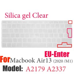 For Macbook Air13 M1 Chip Keyboard Cover Laptop Silicone Protective Film For Macbook A2337 13.3Air Keyboard Cases Release 2020