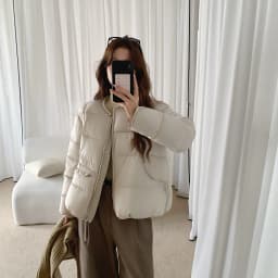 2026 Winter Women's Jacket Korean Patchwork Zipper Stylish Parkas Minimalist Versatile Coat Warm O-Neck Cotton Padded Outerwear