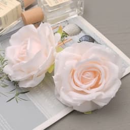 30pcs/Lot 9cm-10cm Large Artificial White Rose Silk Flower Heads DIY Wedding Decoration Wreath Scrapbooking Craft Fake Flowers