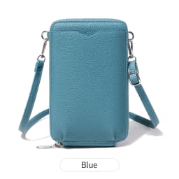 PU Soft Leather Women's Handbag Fashionable Multi Functional Phone Bag Diagonal Strap Single Shoulder Coin Wallet