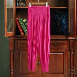 Miyake Pleated Radish Pants Women's Loose Thin Harem Pants Pleated Calf Solid Color Versatile Simple Oversized with Elasticity