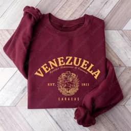 Freedom Venezuela Flag Creative Trend Casual Style Retro Graphic Hoody Simple Unisex Winter Pullover Ropa Hombre Man Clothes