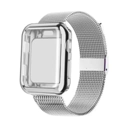 Case+Strap For Apple Watch band 45mm 41mm Mlianese Loop 42mm 38mm 44mm 40mm correa pulseira bracelet iwatch series 5 4 3 SE 6 7