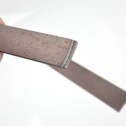 Copper Damascus San Mai Steel Bar, 45 Layers Cu-Mai Knife Blade Blank, Pre-hardened Stainless Steel for DIY Knife Making