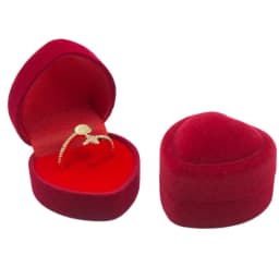 Earring Packaging Box Plush Jewelry Display Case Velvet Jewelry Box Luxurious Valentine'S Day Gift Box For Wedding Anniversary