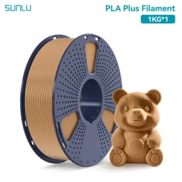SUNLU 1KG PLA PLUS/ Clear Filament 1.75mm 1000g Spool (2.2lbs) High Toughness Neatly Wound Filament Fit Most FDM Printer
