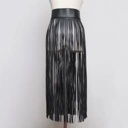 [EAM] New Spring Summer Pu Leather Long Tassel Brief Personality Girdle Decoration Belt Women Fashion Tide 2026 All-match JX375