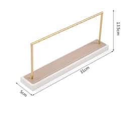 Luxurious Ring Display Stand Pu Leather Jewelry Props Ring Display Tray Earring Holder Counter Jewelry Organizer Showcase Tray
