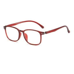 0 -0.5 -1.0 To -6.0 Women Men Square Myopia Glasses Finished Comfortable TR90 Student Prescription Glasses With Cylinder