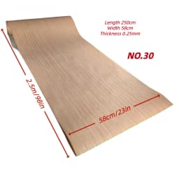 DIY High-EndTech Wood Veneer :for Wooden Refurbished Furniture Door Coffee Table Speaker Wall Panels Interior Home Decor