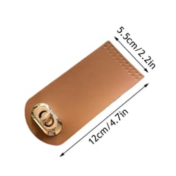 5.5*12cm Leather Bag Buckle Hasp Buttons Handmade Sewing Flip Cover Real Leather Replacement Bag Accessories Bag Charm Bag Parts