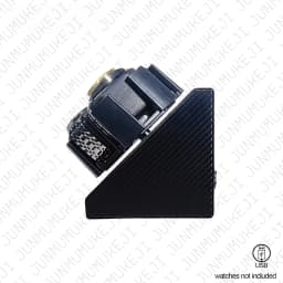 Watch Winder for Automatic Watches Box 3 Watches PU Leather Rotating Storage Display Automatic Winding Universal USB Power 5V1A