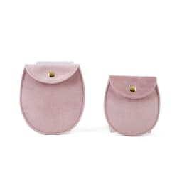 Snap Button Jewellery Pouch Fillet Velvet Bag Envelope Jewelry Bag Necklace Bracelet Storage Bag Gift Bags