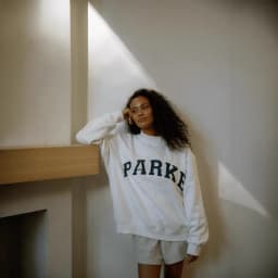 Women's Oversized Varsity Sweatshirt Mock Neck Long Sleeve Collegiate Letter Print Pullover Casual Streetwear Top