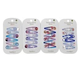 Random 5/10pcs Hair Clip Cute Digital Printed minimalist Hair Decoration party supplies Birthday Gifts