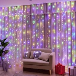 Battery Operated Home Decoration Curtain LED String Lights Fairy Lights Bedroom Wedding Birthday Party Decorations 3/6M