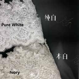 1Yard/13cm White Ivory Sequin Cording Fabric Flower Venise Venice Mesh Lace Trim Applique Sewing Craft for Wedding Dec.