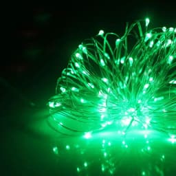 LED Outdoor Light String Fairy Garland Battery Power Copper Wire Lights For Christmas Festoon Party Wedding 8 Colors