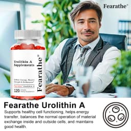 Urolithin A Capsules 5000mg, Antioxidant, Supports Cellular Health, Mitochondrial Function, Daily Energy & Healthy Aging