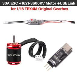 9IMOD Brushless ESC Motor Combo 30A ESC 1224/1621/2204 Motor For RC 1/18 1/24 SCX24 TRX4M