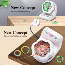 Essential Jewelry Making Device Electric Bead Spinner Automatic Bracelet Beading Machine Handheld Bead Stringing Dropship