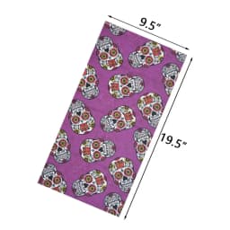 Skull Pattern Seamless Breathable Neck Warmer Gaiter Men Cycling Bandana Women Running Hiking Tube Scarf Sunshield Face Mask