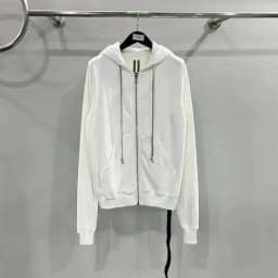 HKSH Spring New Men's Tide Punk Dark Hoodie Classic Black Coat Zipper Cardigan Hooded Long Sleeve Sweater Chic Sweatshirt HK0794