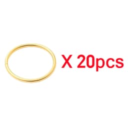 10-40pcs Metal O Ring Buckle 15-50mm Bag Strap Belt Webbing Clasps DIY Hardware Accessories