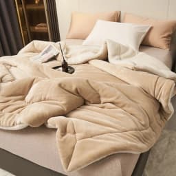 Super Soft Imitation Lambswool Autumn Winter Blanket Double Queen Blankets High-quality Comfortable Milk Fleece Sofa Blanket