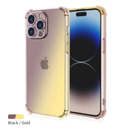 Gradient Airbag TPU Case For iPhone 16 16e 15 Pro Max 14 Plus 13 12 Mini 11 XR XS Max SE Cover Shockproof Fundas Coque Shell