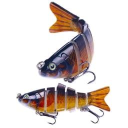 10cm 18g Sinking Wobblers 6 Segments Fishing Lures Multi Jointed Swimbait Hard Bait Fishing Tackle For Bass Isca Crankbait