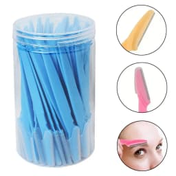 30 Pcs Eyebrow Razor For Women, Multipurpose Exfoliating Dermaplaning Tools And Facial Razor With Precision Cover,Safety Beauty
