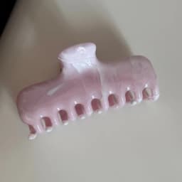 New Ink Wash Pattern Hair Claw Clips Square Pink Crab Hair Clip Plastic Large Hair Claw Headdress