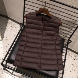Female 90% White Duck Down Ultra Lightweight Packable Warm Down Liner Vest 2026 New Women Sleeveless Puffer Jacket