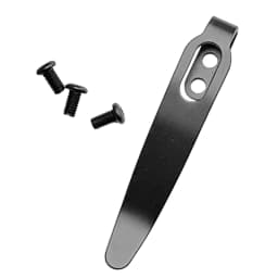 1Set 420 Stainless Steel Knife Back Clip Pocket Clamp with Screws Folding Knife Grip DIY Making Accessories Parts M 2.5