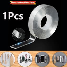 1/2/3/5m Nano Tape 1-5Pcs Super Strong Double Sided Adhesive Tape Non-slip Waterproof Transparent Tape For Bathroom Kitchen