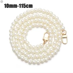 8/10mm Pearl Strap for Bags Handbag Handles DIY purse Replacement Long Beaded Chain for Shoulder Bag Straps Pearl Belt