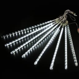 Connectable 50CM LED Icicle Fairy String Lights Outdoor Garland Christmas Meteor Shower Holiday Light for Garden Courtyard Decor