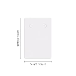 50pcs 6x9cm Self-adhesive Plastic Cello Bag Earrings Display Necklace KeyChain Cards For DIY Making Jewelry Packaging Cardboard