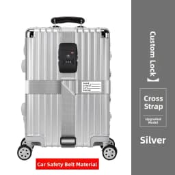 Travel Luggage Strap Cross Safety Fixation Baggage Tie down Cargo Bag Protection Buckle Rope Strengthening Band Accessories