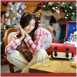 DIY Cambridge Bag Making Kits PU Leather Lady Crossbody Satchel Bags Handcrafted Sewing Semi-finished Set for Women Handbag