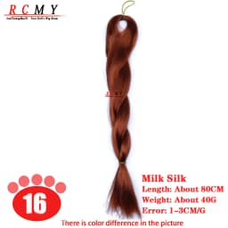 RCMY Red Milk Silk Doll Wig BJD/SD Doll Hair Rooting Doll Wigs Transplant Hand-crocheted Pink Gold Black Doll Hair Accessories