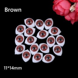 20PCS Funny Plastic Doll Safety Eyes Cute Stuffed Toys Animal Toy Puppet Making Eyes DIY Doll Craft Accessories Girl Gift
