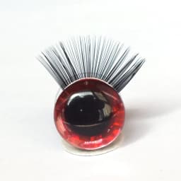 20pcs Toy Eyes With Eyelash 12-30mm Eyelashes 3D Safety Glitter Toy Eyes Eyelash For DIY Plush DIY Doll Making