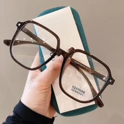 TR90 Material Square Shape Men's Glasses Frame Blue Light Blocking Eye Glasses Frames Women Korean Stylish Eyewear Frames