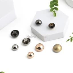 30/100/200PCS 8-20mm Mushroom Dome Bolt Metal Round Button Rivets For Handbag Clothing Decoration Screw Back Studs Accessories
