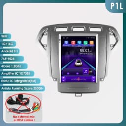 Android Car Radio for Ford Mondeo 4 Galaxy 2006 - 2010 Multimedia Stereo 9.7inch Vertical Screen Carplay Auto Android Headunit