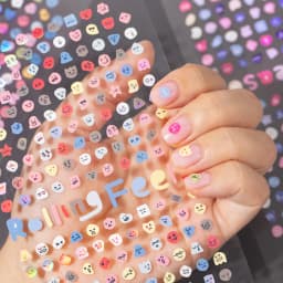 8 Sheets/4 Pack Cute Mini Emotion Emoji Stickers, Nail Stickers for DIY Scrapbooking, Photo Frame Collage Material Decoration