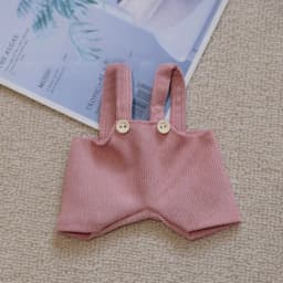 1PC 20cm Cotton Doll Clothes Jean Overalls Idol Dolls Pants 23cm Wallace Gromit Dog Clothes Dressing Game Accessories Toy Gift